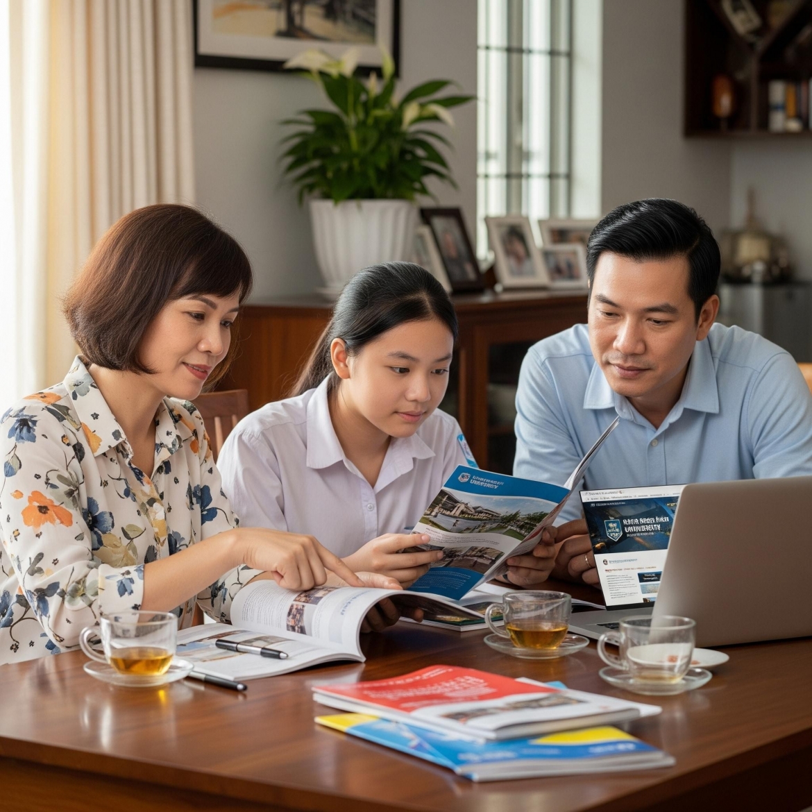 Kiệt sức vì ôn thi cùng con